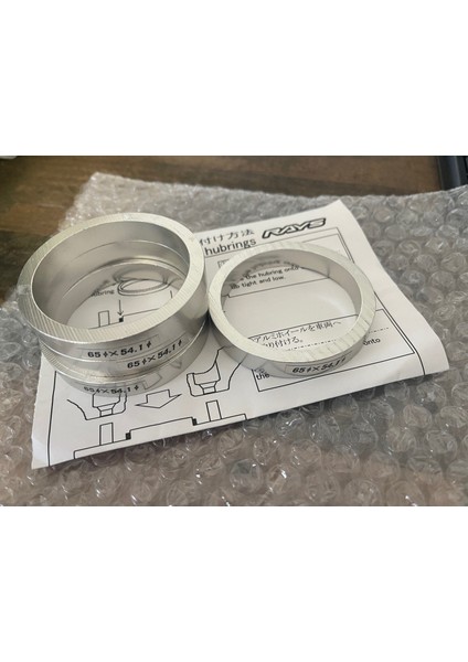 65MM x 54.1mm Hub Merkezli Halkalar Işınları (Plastik Aparattır!!!) modelleri