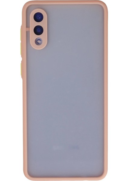 Samsung Galaxy A02 Kılıf Montreal Silikon Kapak - Pembe Yktsn