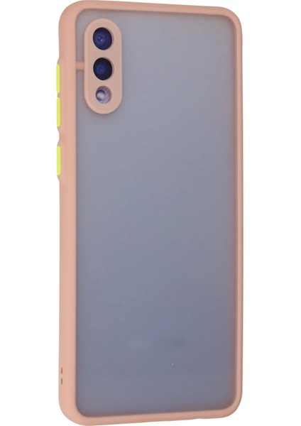 Samsung Galaxy A02 Kılıf Montreal Silikon Kapak - Pembe Yktsn