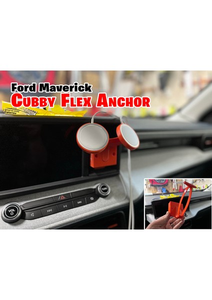 Ford Maverick Cubby Flex Anchor (Uygun ve Boş Kayrak Sağlanan) (Plastik Aparattır!!!)