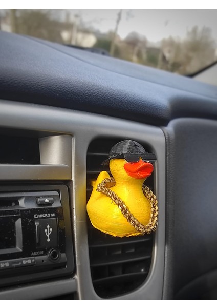 Araba Ac Izgarası Için Gangsta Ducky (Plastik Aparattır!!!)