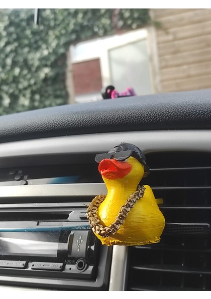 Araba Ac Izgarası Için Gangsta Ducky (Plastik Aparattır!!!)