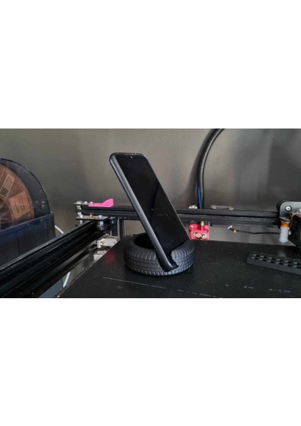 Lastik Telefon Standı - Araba Bridgestone Potenza 6 Stil (Plastik Aparattır!!!)