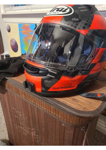 Arai Regent x Go Pro Chin Mount (Plastik Aparattır!!!)