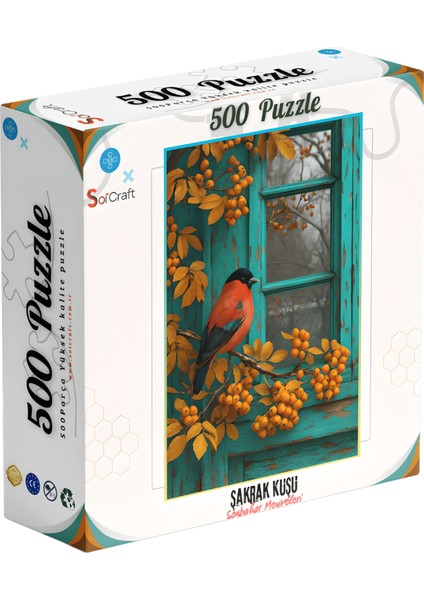 500 Parça Puzzle Sakrak Kuşu