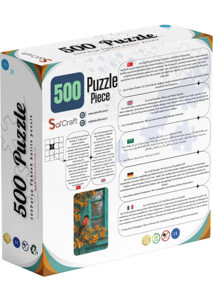500 Parça Puzzle Sakrak Kuşu