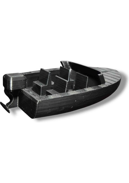 Tekne Akvaryum Dekoru 12X5 cm (Black) fiyatları