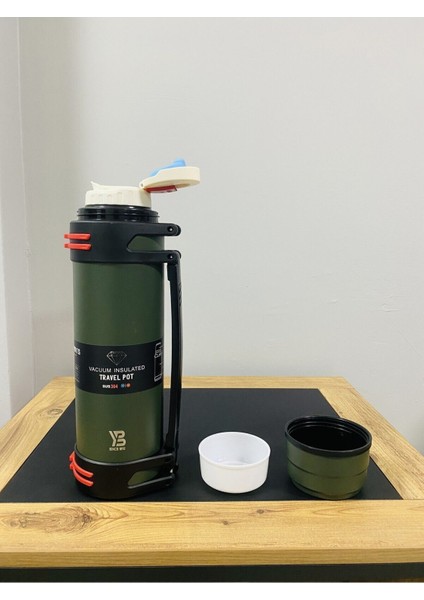 Vacuum Termos, Çelik Termos, Kamp, Mug, Bottle, Spor Matara Suluk 2.5 Litre