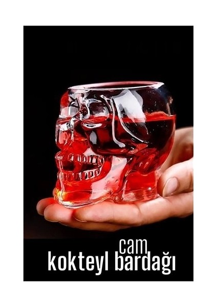 Kokteyl Bardağı Kurukafa Cam