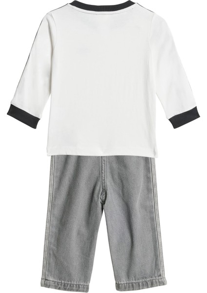 Originals JW5312 Denim Long Sleeve Tee Set Kids fırsatları