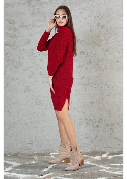 Kadın Balıkçı Yaka Sim Garnili Triko Tunik 055 fiyatları