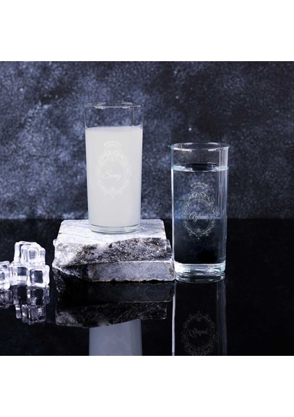 Çiftlere Özel Vintage Tasarımlı Rakı Kadehi Seti