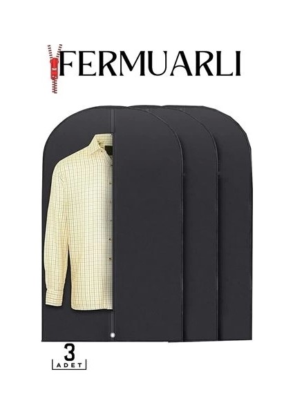 Gamboç Fermuarlı Elbise Kılıfı 3 Adet Lauliven Design