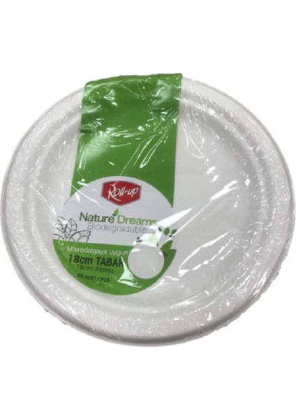 14 Süs Nature Dreams Kullan At Karton Tabak 18CM 50'li