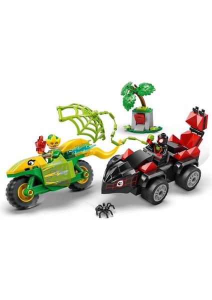 Hsyn 11198 Spidey - Spin ve Electro Dinozor Aracı Takibi 124 Parça +4 Yaş Akdenizpos Yeni