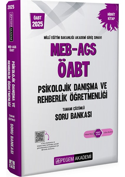 2025 KPSS ÖABT Psikolojik Danışma ve Rehberlik Tamamı Çözümlü Soru Bankası