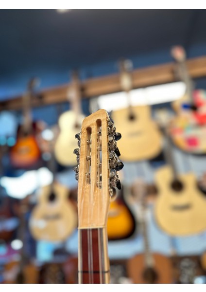 Kısa Sap Tam Profesyonel Gitar Burgulu Ardıç Bağlama 40 Tekne Jak Giriş