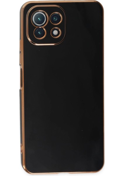 Xiaomi Mi 11 Lite Kılıf Volet Silikon - Siyah Yktsn