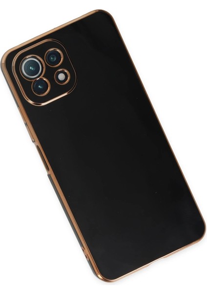 Xiaomi Mi 11 Lite Kılıf Volet Silikon - Siyah Yktsn