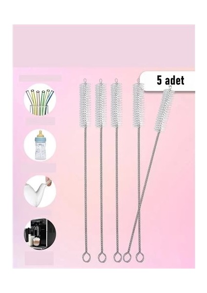 Mikro Fırça Klima Biberon Pipet Fırçası 5 Adet