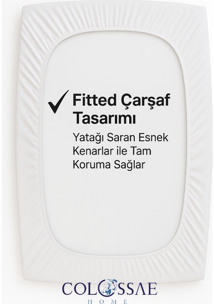 %100 Pamuk Fitted Alez – Sıvı Geçirmez Yatak Koruyucu Alez (Tek ve Çift Kişilik)