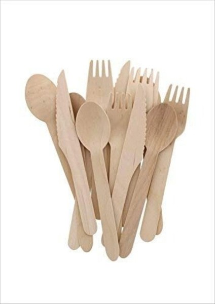 Kullan At Ahşap Tahta 24 Parça Set 8 Kaşık 8 Çatal 8 Bıçak Toplam 24 Parça fiyatları