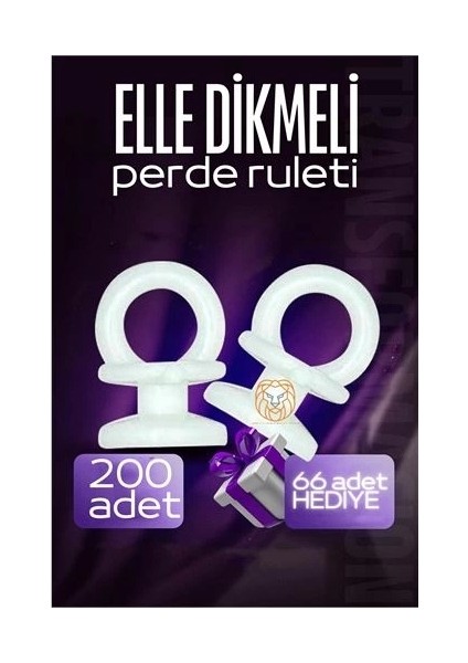 Elle Dikmeli Perde Düğmesi Perde Ruleti 266 Adet fiyatları