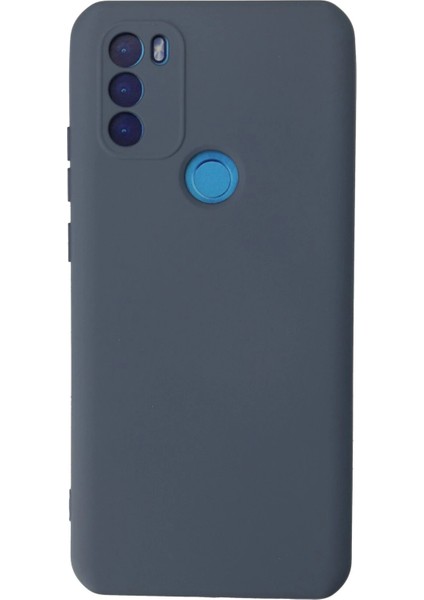General Mobile Gm 21 Plus Kılıf Nano Içi Kadife Silikon - Gri Yktsn