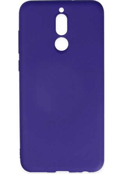 Huawei Mate 10 Lite Kılıf Nano Içi Kadife Silikon - Mor Yktsn