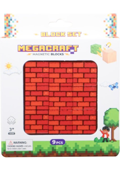 Fırsat Byr Megacraft 9 Parça Tuğla Blok Yeni