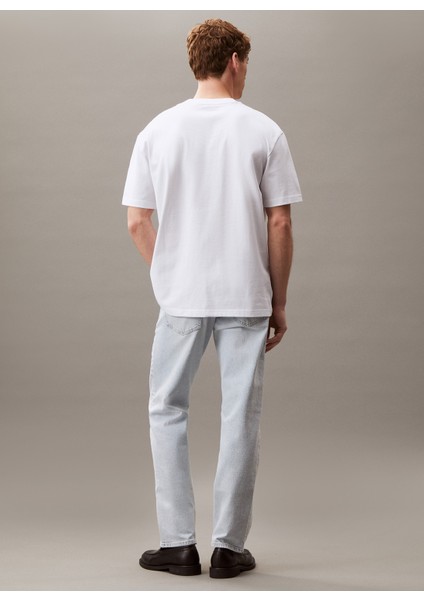 Beyaz Erkek T-Shirt LV04RAB811YAA Ss Rel Gradatıon Tee fırsatları