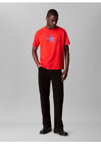 Kırmızı Erkek T-Shirt LV04RB862GTNC Ss Hero Monologo 20S