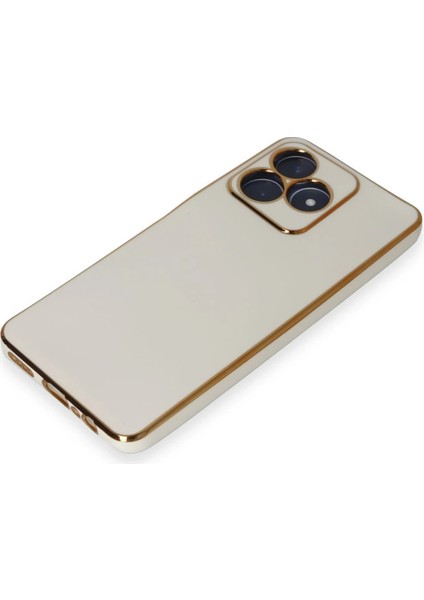 Realme C53 Kılıf Volet Silikon - Beyaz Yktsn