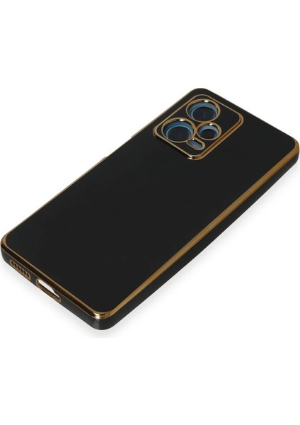 Xiaomi Redmi Note 12 Pro Plus Kılıf Volet Silikon - Siyah Yktsn
