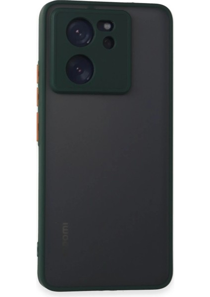 Xiaomi Mi 13T Pro Kılıf Montreal Silikon Kapak - Yeşil Yktsn