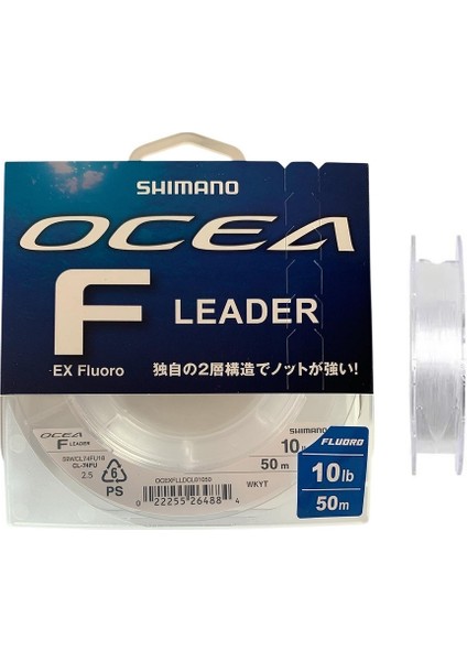 Ocea F Leader Ex 50MT-10LB-0.265MM Fluorocarbon Misina