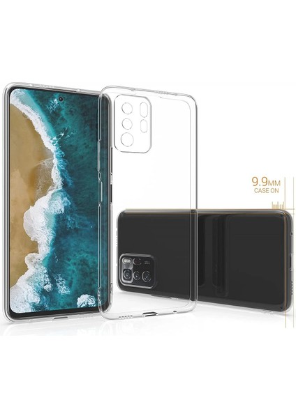 Xiaomi Poco X3 Gt Kılıf Lüx Şeffaf Silikon Yktsn