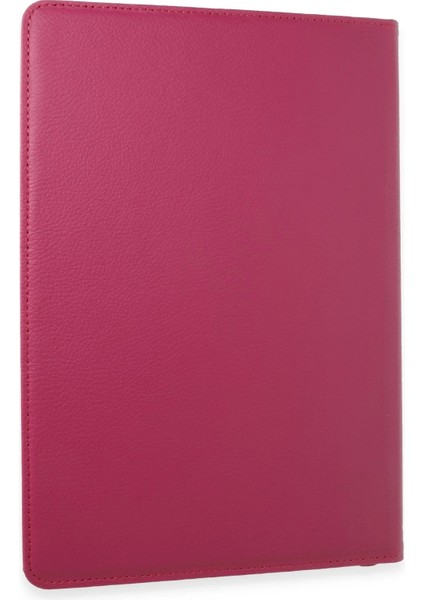Samsung Galaxy X610 Tab S9 Fe Plus 12.4 Kılıf 360 Tablet Deri Kılıf - Pembe Yktsn
