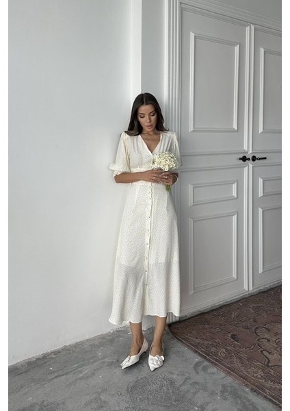 Sarı Arka ve Bel Ucu Gipeli Elbise modelleri