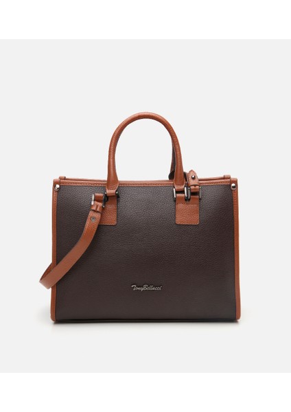 03CAH309460A370 KADIN Deri Taba Omuz Çantası