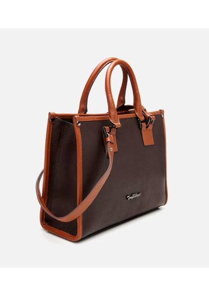 03CAH309460A370 KADIN Deri Taba Omuz Çantası modelleri