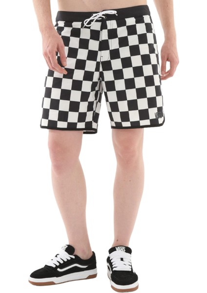 VN000M8JY281 Vans Mte Everride Scalloped Aop Boardshort Erkek Mayo Beyaz