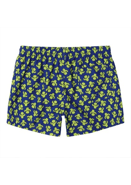 SM21120137 Cactus Yeşil Lacivert Erkek Çocuk Short Mayo fiyatları