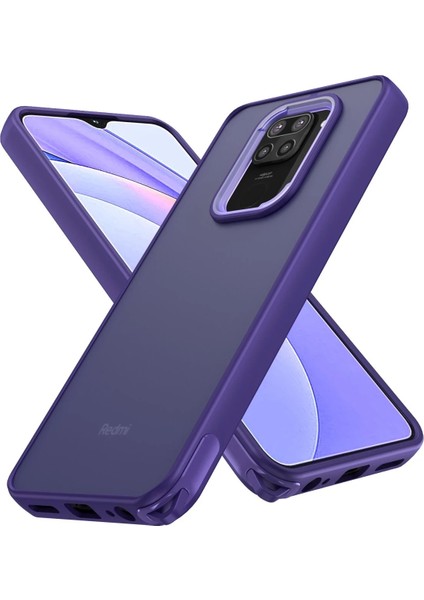 Xiaomi Redmi Note 9 Kılıf Elegant Kapak - Derin Mor Yktsn