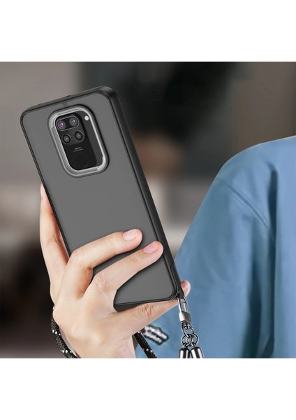 Xiaomi Redmi Note 9 Kılıf Elegant Kapak - Derin Mor Yktsn