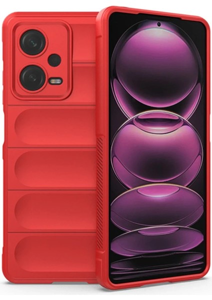 Xiaomi Redmi Note 12 4g Kılıf Optimum Silikon - Kırmızı Yktsn