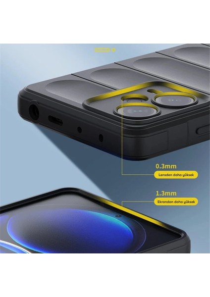 Xiaomi Redmi Note 12 4g Kılıf Optimum Silikon - Kırmızı Yktsn