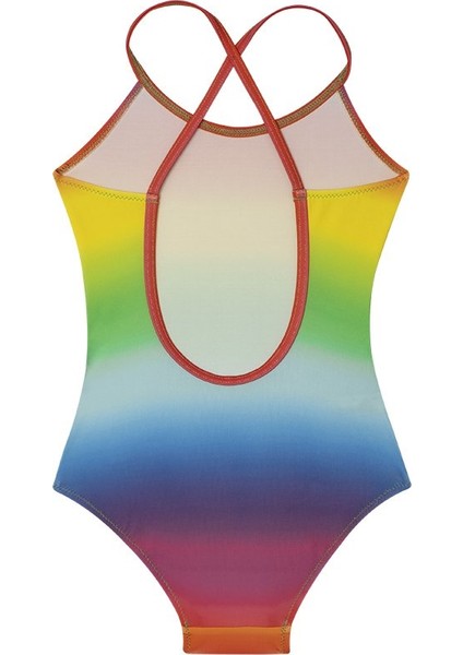 Çok Renkli Kız Çocuk Mayo SM21110150 Rainbow Mayo fiyatları