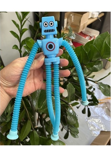 Çeşitli Vantuzlu Robot Teleskopik Boru Dekompresyon Oyuncağı (Yurt Dışından)