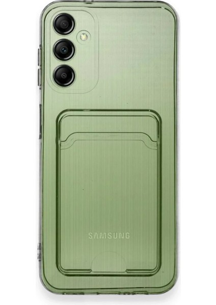 Samsung Galaxy A15 4g Kılıf Kart Şeffaf Silikon - Şeffaf Yktsn